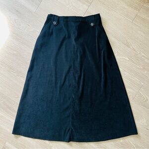 Chadwicks Classic Black A-Line Skirt